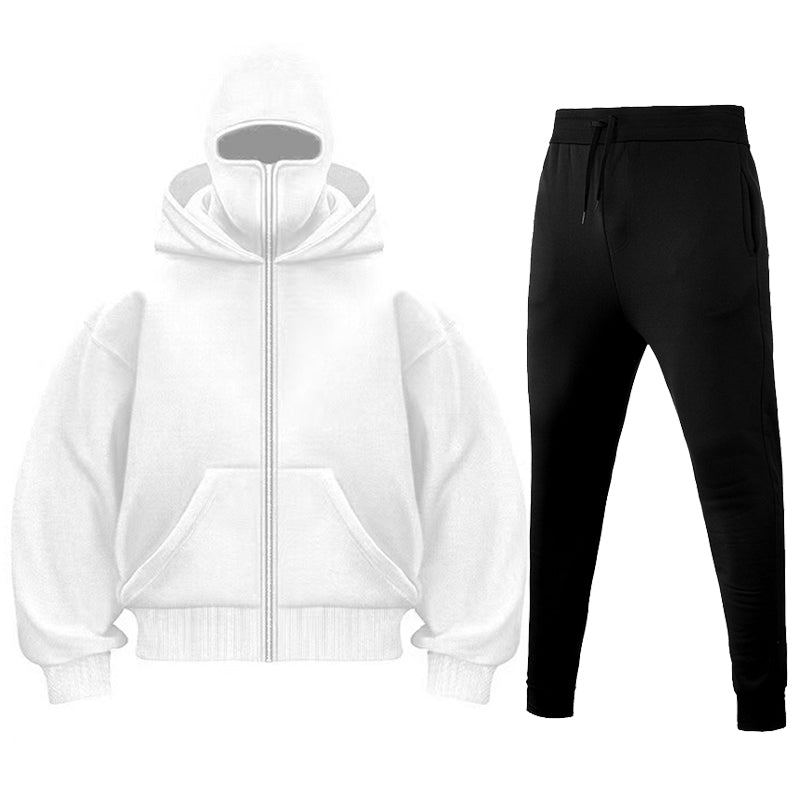 Conjunto Moletom balaclava e capuz viral dos EUA