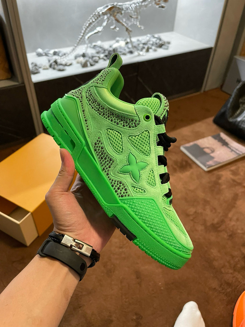 Tênis de luxo LV exclusivo