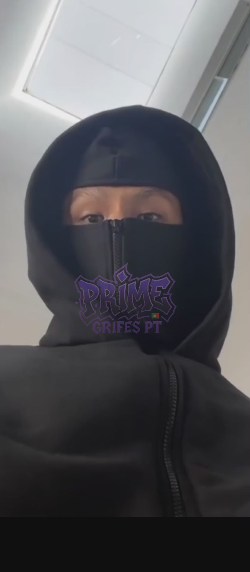 Conjunto Moletom balaclava e capuz viral dos EUA